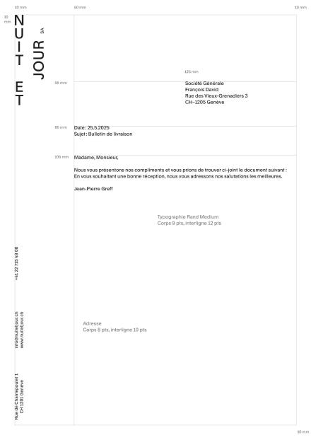 Première page en InDesign